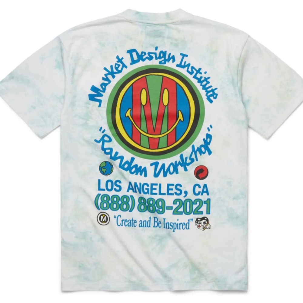 M@RKET ( CHINATOWN MARKET ) "DESIGN INSTITUTE" MEN'S GRAPHIC T-SHIRT